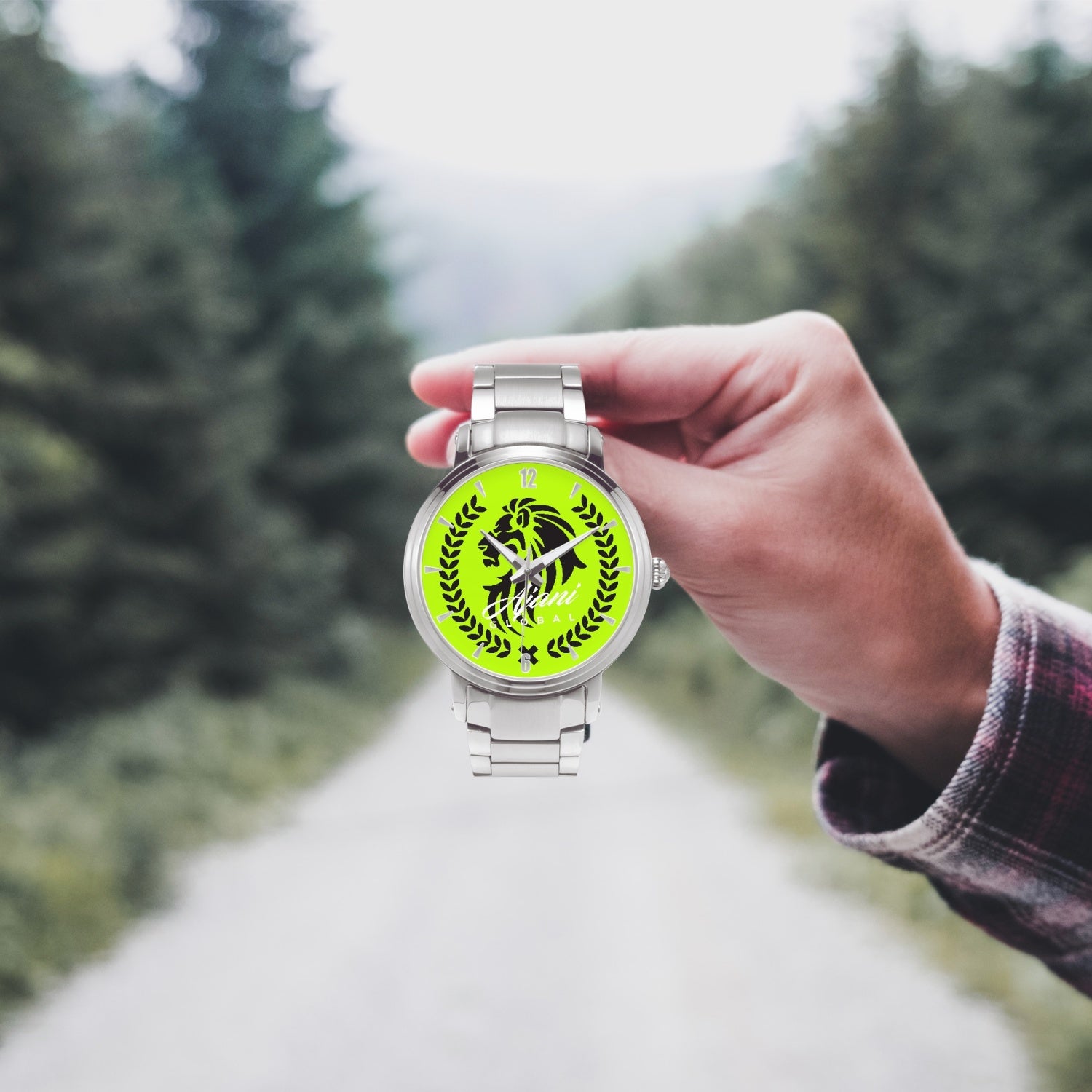 Ajani Lime Automatic Watch